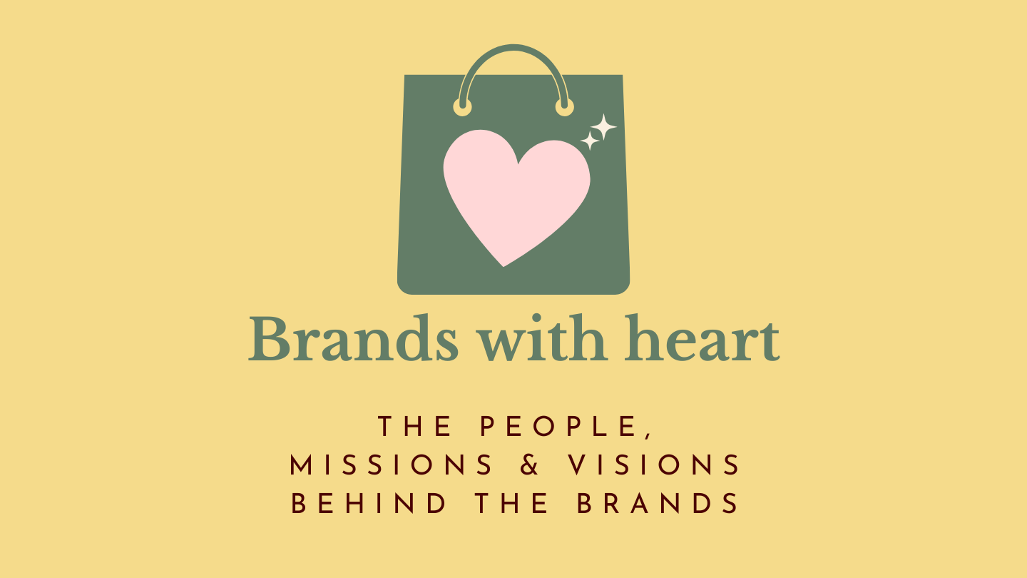 Eden Tree Eco banner utilising Eden Tree branding and copy reading "Brands with heart".  "The people, missions & visions behind the brands".
