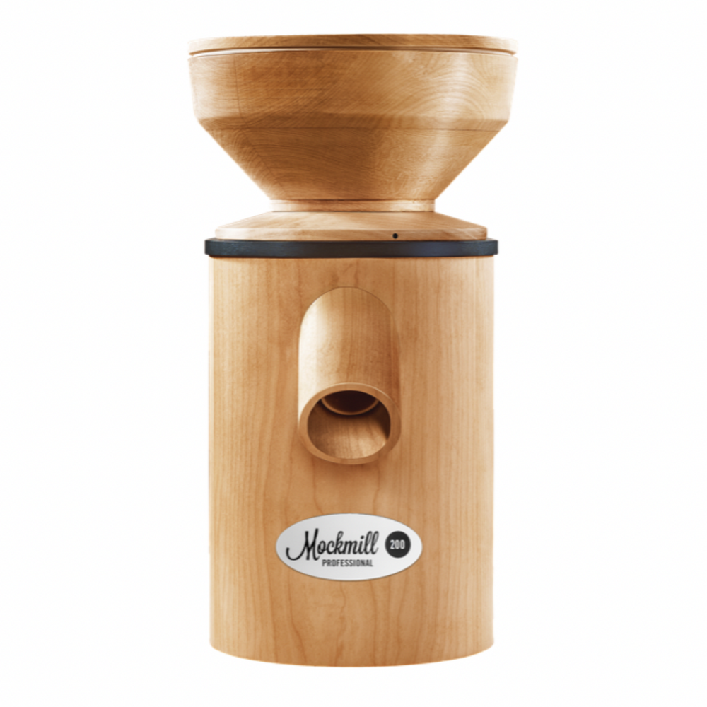 The Mockmill 200 PRO professional MOCK wooden look appliance on a white background