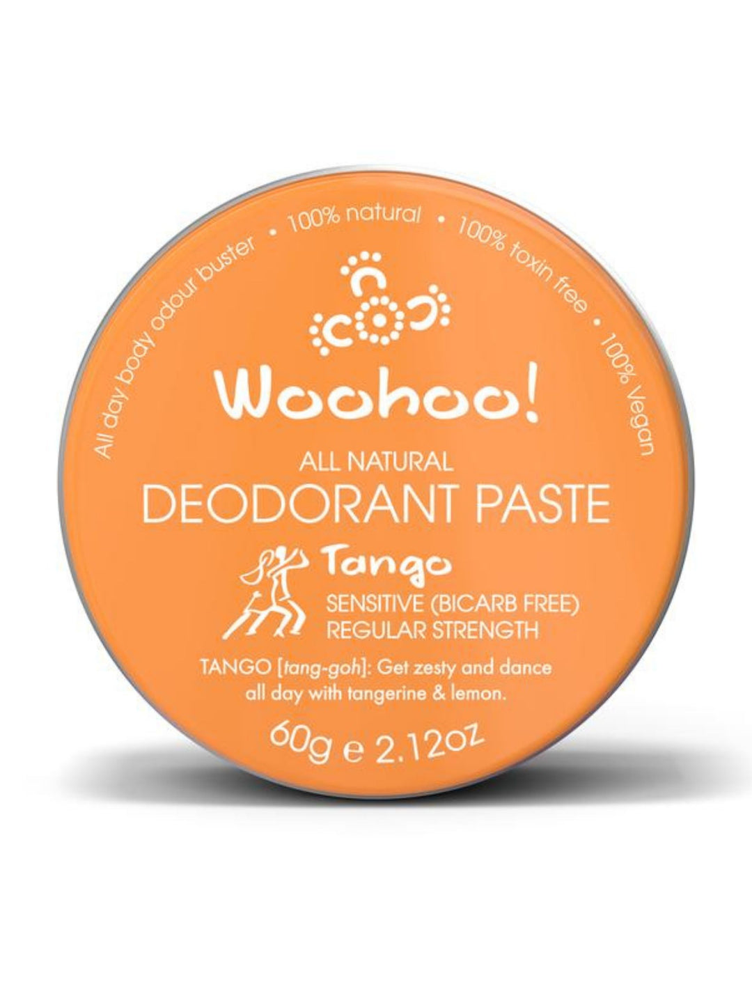 Woohoo All Natural Deodorant Paste (Tango)