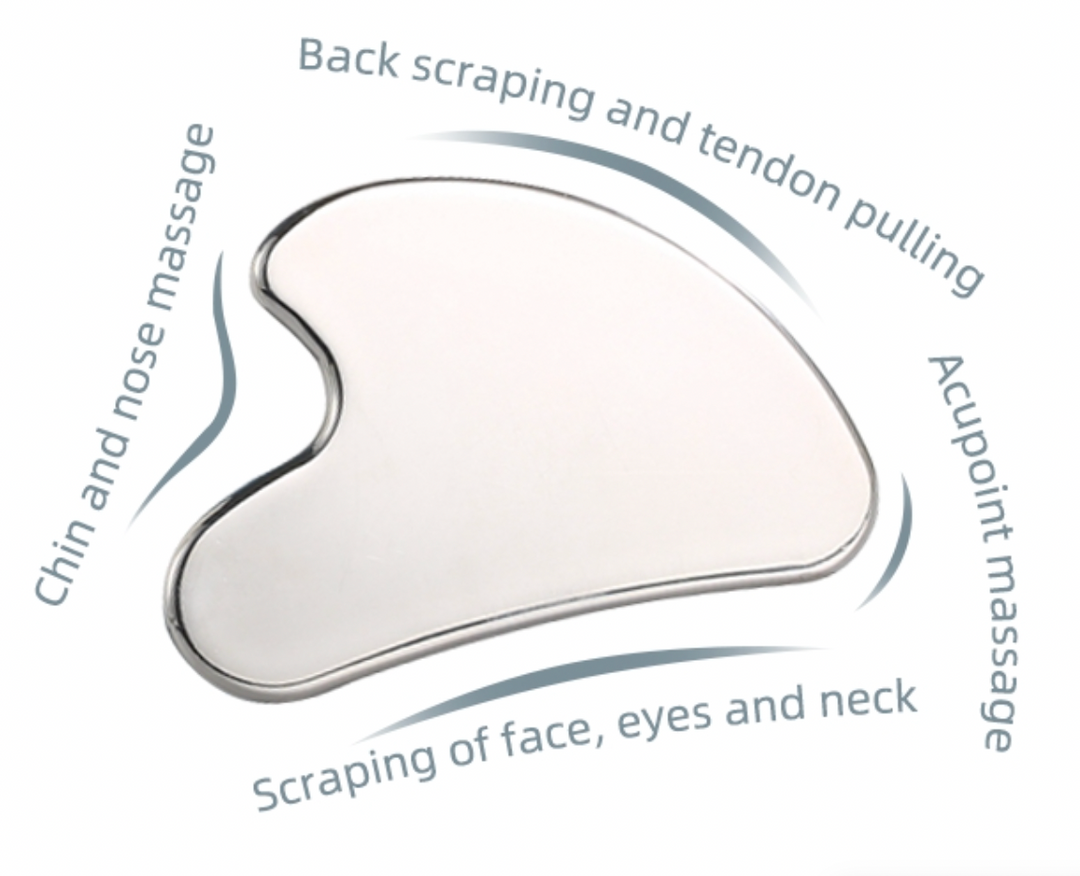 Stainless Steel Gua Sha (Face Massage Tool)