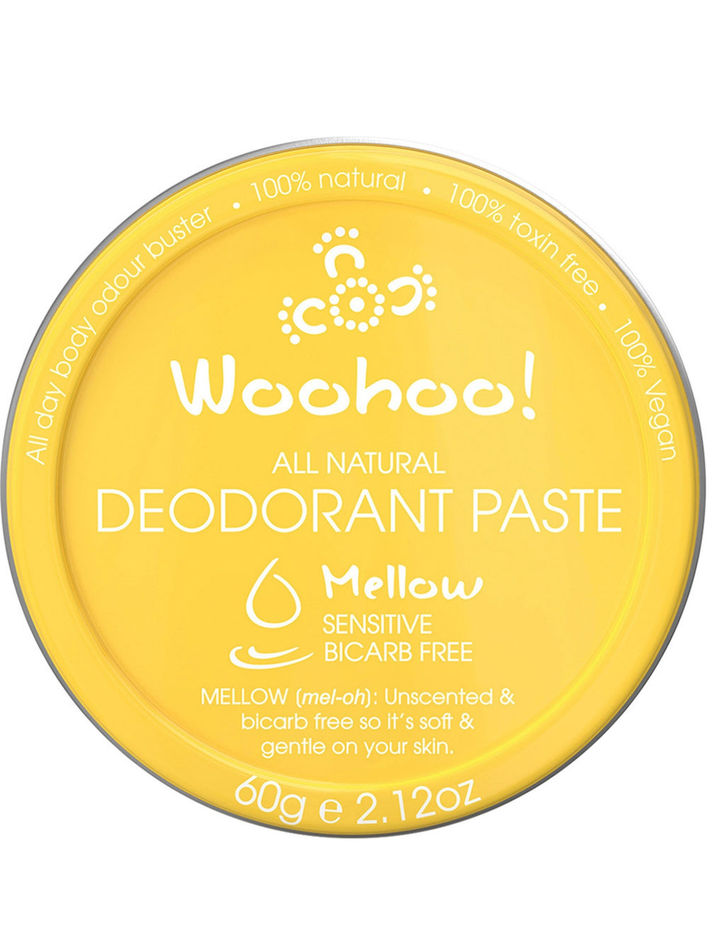 Woohoo All Natural Deodorant Paste (Mellow)