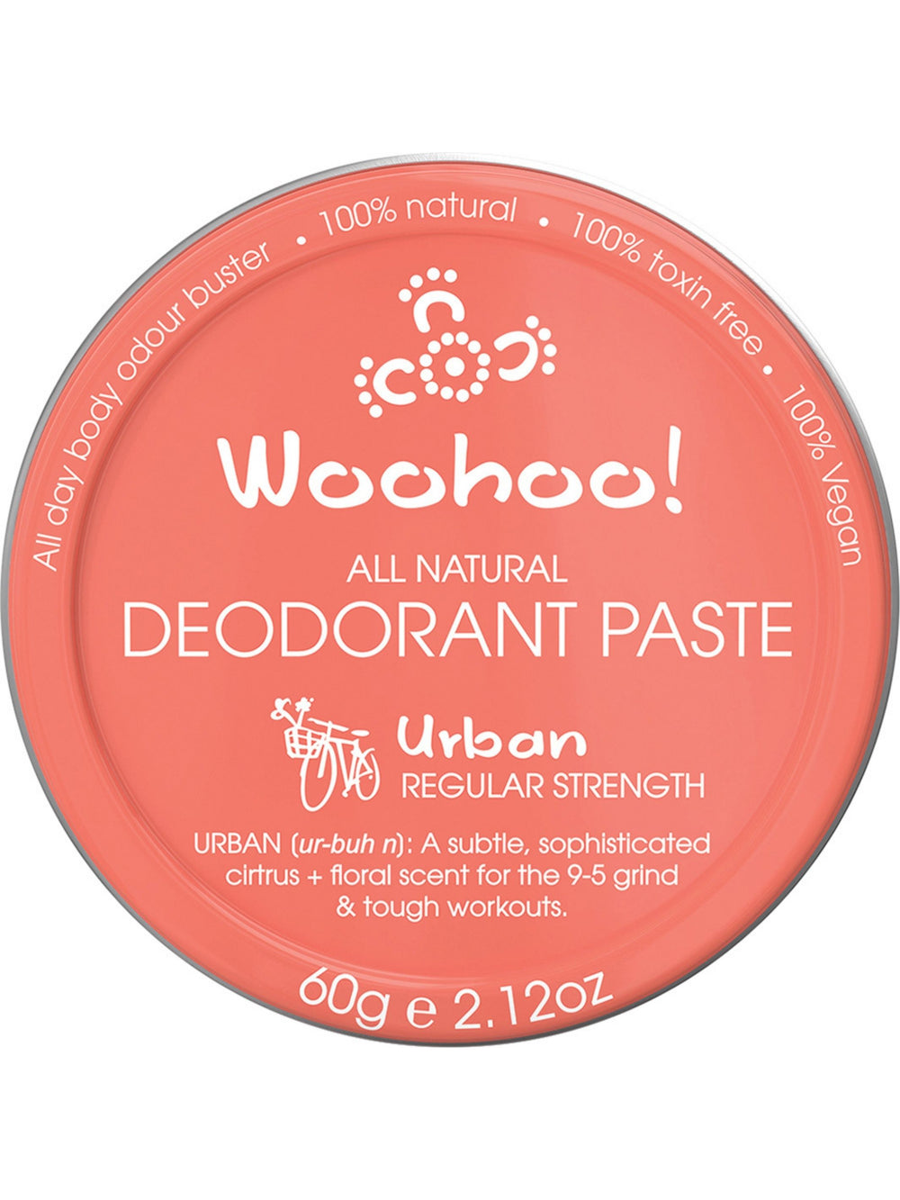 Woohoo All Natural Deodorant Paste (Urban)