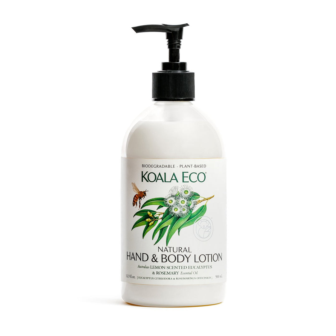Natural Hand and Body Lotion - Lemon Scented Eucalyptus & Rosemary